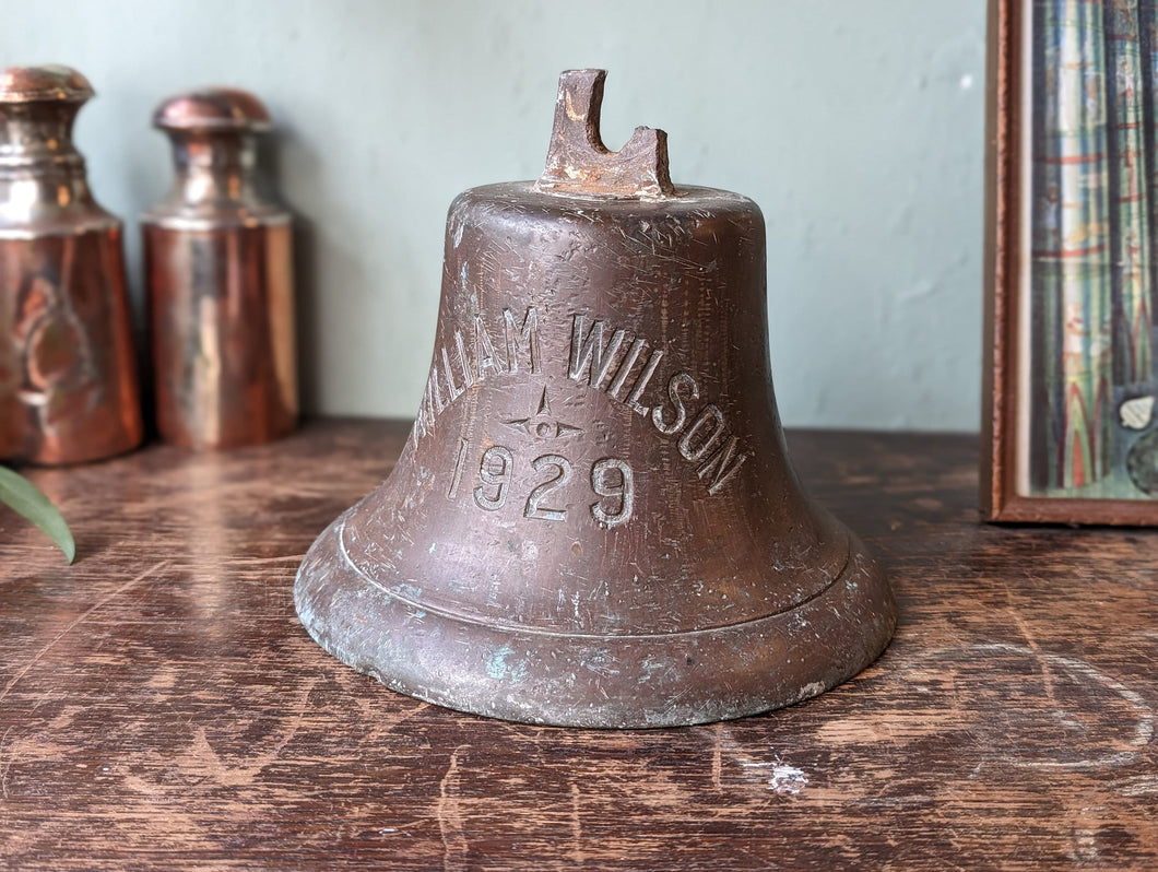 1920's bronze Ships Bell from Scottish Trawler