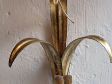Load image into Gallery viewer, 5 Vintage Holywood Regency Style Gilt Tole Wall Sconces
