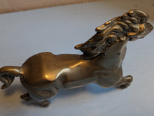 Load image into Gallery viewer, Vintage Brass Horse Statue / Figurine
