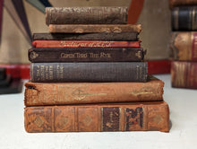 Load image into Gallery viewer, Collection of Antique Leather and Cotton Bound Books - Poetry etc.
