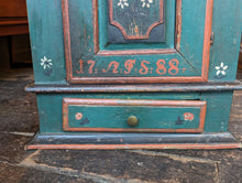 Load image into Gallery viewer, Painted 18th Century Swedish Pine Wall Cupboard / Cabinet
