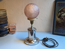 Load image into Gallery viewer, 1930&#39;s Art Deco Chrome Table Lamp
