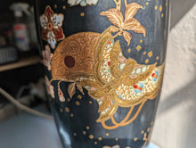 Load image into Gallery viewer, Antique Japanese Painted Satsuma Porcelain Lamp
