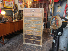 Load image into Gallery viewer, Early 20th Century Tall Chest of Engineers Drawers
