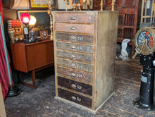 Load image into Gallery viewer, Early 20th Century Tall Chest of Engineers Drawers
