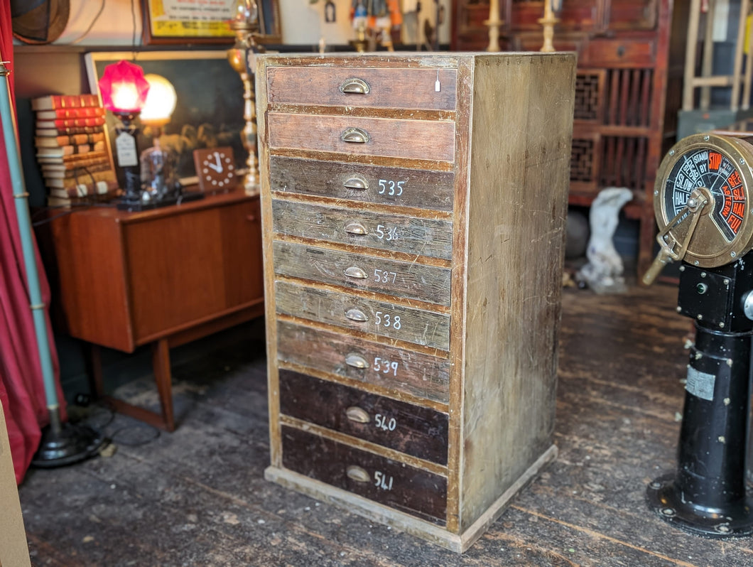 Early 20th Century Tall Chest of Engineers Drawers