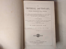 Load image into Gallery viewer, The Imperial Dictionary - English Technological and Scientific - 1865 - Antique Leather Bound Books
