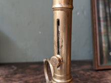 Load image into Gallery viewer, Antique Brass Chamber Stick Candlestick Candle Holder
