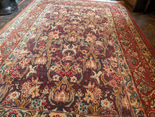 Load image into Gallery viewer, 6&#39;6&quot; x 4&#39;5&quot; Vintage Indian Kerman Wool Rug - 201 x 136cm
