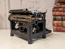 Load image into Gallery viewer, Antique Underwood No.5 Industrial Typewriter - Steampunk Decor
