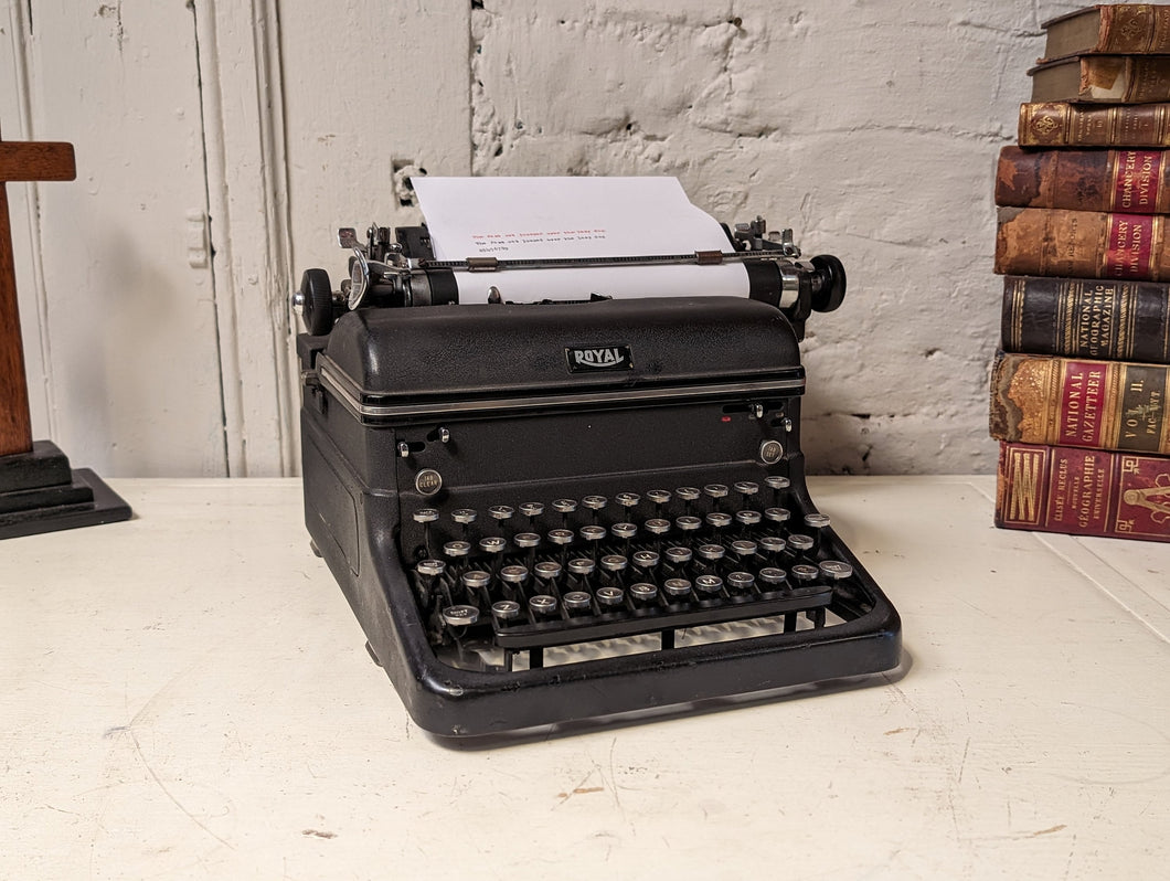 Royal 1930's Vintage Industrial Typewriter