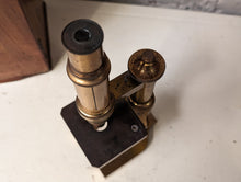 Load image into Gallery viewer, Antique Brass E.Leitz Wetzlar Laboratory Microscope
