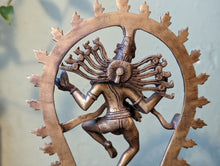 Load image into Gallery viewer, Early 20th.C Indian Brass Nataraja Statue - Lord Shiva
