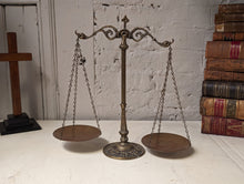 Load image into Gallery viewer, Vintage Brass Balance Scale
