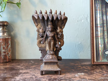 Load image into Gallery viewer, Antique Indian Maha Vishnu Shesha Statue Figurine
