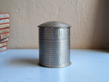 Load image into Gallery viewer, Vintage Hammered Pewter Lidded Box - Selangor Pewter - Malaysia
