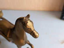 Load image into Gallery viewer, Vintage Mid Century Brass Horse Statue / Figurine
