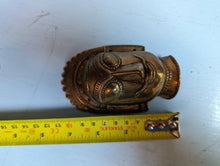 Load image into Gallery viewer, Antique Indian Maharashtra Brass Shiva Mask
