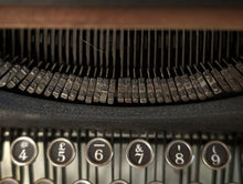 Load image into Gallery viewer, Antique Underwood No.5 Industrial Typewriter - Steampunk Decor
