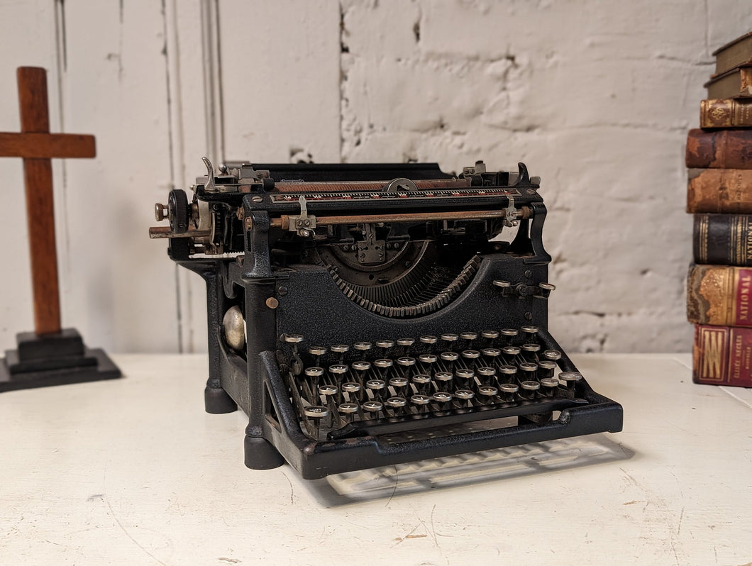 Antique Underwood No.5 Industrial Typewriter - Steampunk Decor