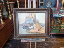 Load image into Gallery viewer, 1940&#39;s Scandinavian Still Life Oil Painting in Gilt Frame - 56 x 54cm
