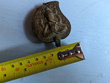Load image into Gallery viewer, Antique Brass South Indian Bindi Box Container - Ganesh
