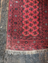 Load image into Gallery viewer, 6&#39;9&quot; x 3&#39;3&quot; Antique Afghan Hand Knotted Wool Baluch Rug -205cm x 100cm
