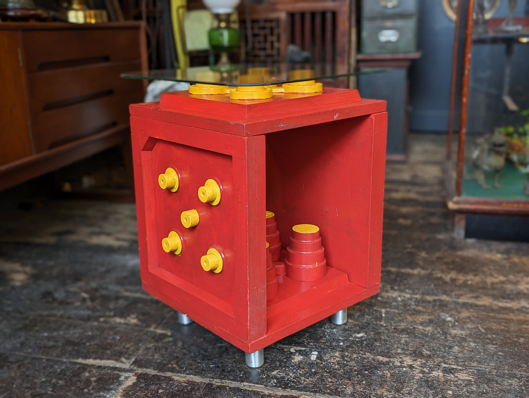 Vintage Lego Block Side Table