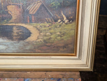 Load image into Gallery viewer, 1940&#39;s Swedish Landscape Oil Painting In Frame - 56 x 46cm - E Denby
