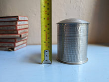 Load image into Gallery viewer, Vintage Hammered Pewter Lidded Box - Selangor Pewter - Malaysia
