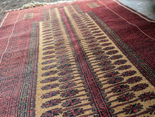 Load image into Gallery viewer, 4&#39;11&quot; x 3&#39; Vintage Afghan Baluch Rug - 150 x 94cm
