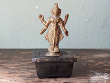 Load image into Gallery viewer, Vintage Indian Vishnu Brass Statue Figurine
