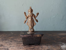 Load image into Gallery viewer, Vintage Indian Vishnu Brass Statue Figurine
