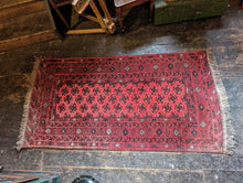 Load image into Gallery viewer, 6&#39;9&quot; x 3&#39;3&quot; Antique Afghan Hand Knotted Wool Baluch Rug -205cm x 100cm
