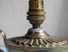 Load image into Gallery viewer, Table Lamp Made From Converted &quot;Aladdin&quot; Oil Lamp
