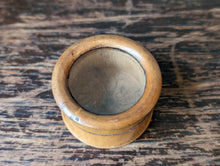 Load image into Gallery viewer, Small Victorian Wood and Glass Pill Box Container
