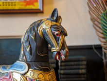 Load image into Gallery viewer, Large Colorful Balinese Horse Carving
