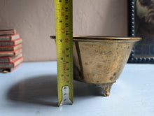 Load image into Gallery viewer, Vintage Small Tripod Brass Planter / Jardinier
