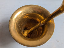 Load image into Gallery viewer, Vintage Brass Apothecary Pestle and Mortar
