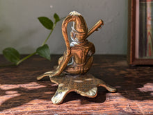 Load image into Gallery viewer, Antique Indian Saraswati Brass Godess Statue Figurine
