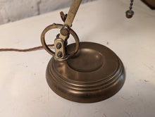 Load image into Gallery viewer, 1920&#39;s Brass Bankers Desk Lamp
