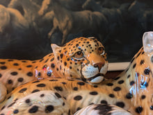 Load image into Gallery viewer, Ronzan Porcelain Cheetah Cubs - Italian Mid Century Modern Ceramics
