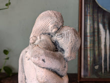 Load image into Gallery viewer, Indian Cast Weathered Statue of Lovers in Embrace
