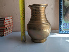 Load image into Gallery viewer, Early 20th.C Heavyweight Indian Brass Vase / Lota
