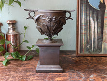 Load image into Gallery viewer, 19th.C Grand Tour Greco-Roman Bronze Urn
