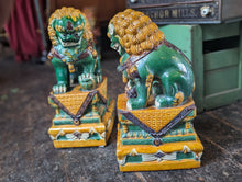 Load image into Gallery viewer, Vintage Mid 20th Century Chinese Export Foo Dogs
