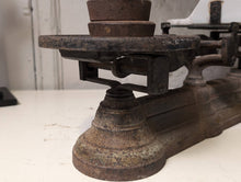 Load image into Gallery viewer, Antique  Cast Iron Produce Butchers Balance Scales
