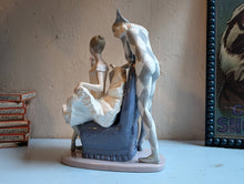 Load image into Gallery viewer, Nao By Lladro Figurine A Dream Come True Ballerina and Jester Harlequin
