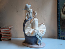 Load image into Gallery viewer, Nao By Lladro Figurine A Dream Come True Ballerina and Jester Harlequin
