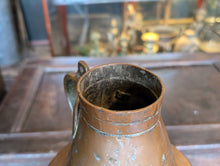 Load image into Gallery viewer, 19th Century Turkish Ottoman Copper Ewer Pitcher
